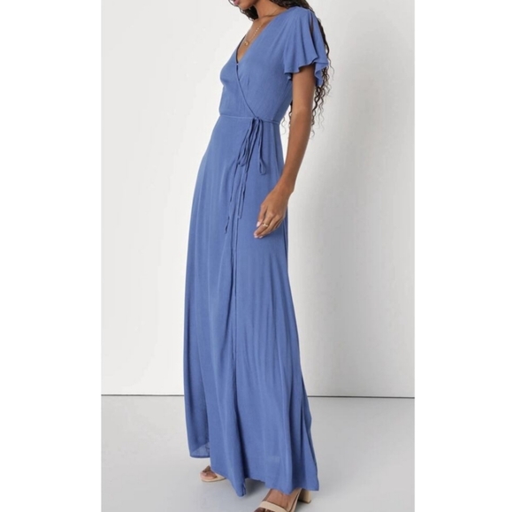 Lululemon Heart of Marigold Wrap Maxi Dress - Picture 1 of 7